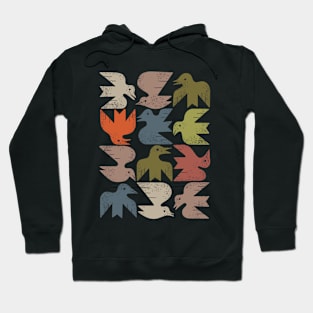 Midcentury Bird Grid Hoodie